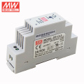 Venda quente tamanho pequeno plástico branco MEAN WELL marca 5v 3a din rail power supply DR-15-5